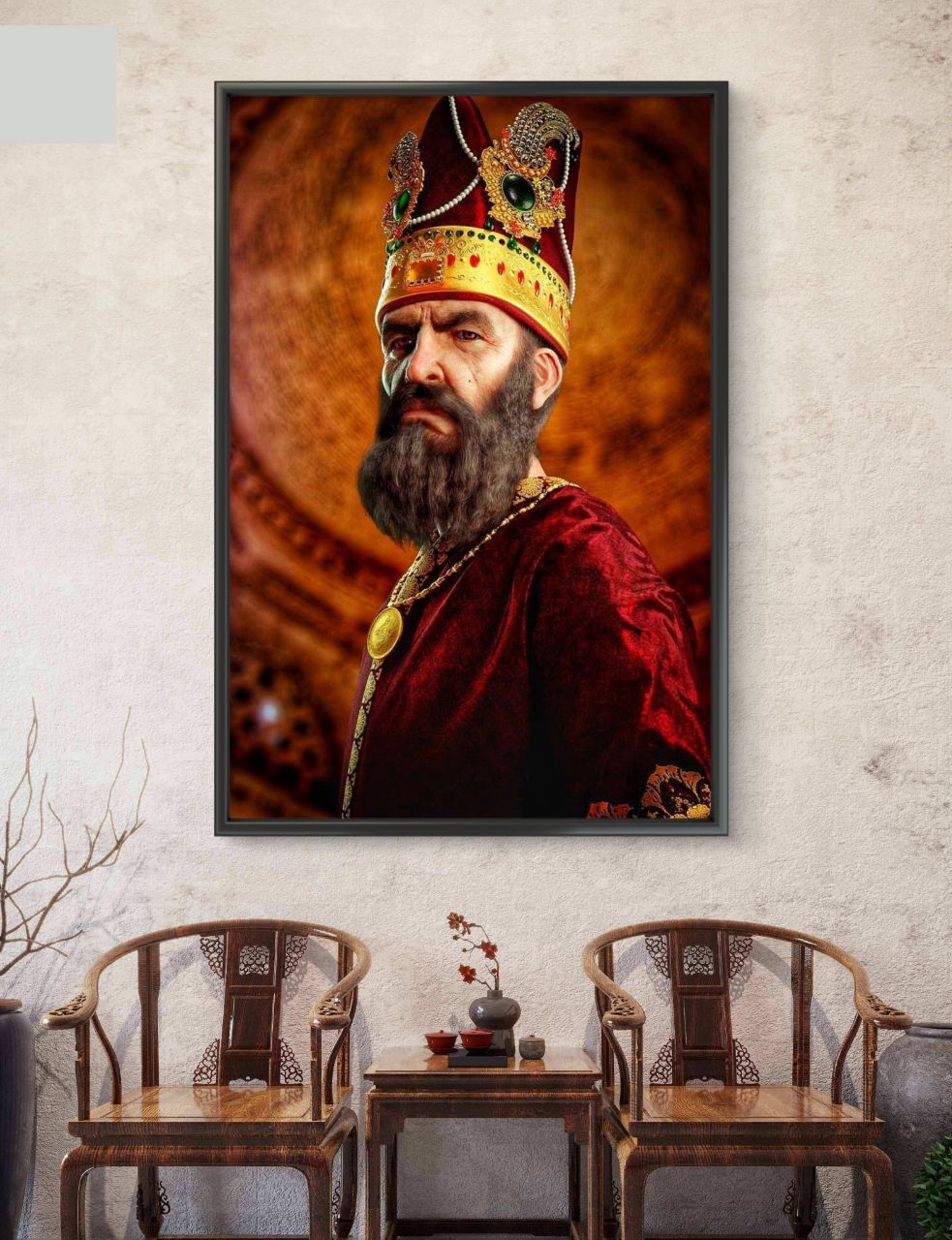  تابلو عکس نادرشاه افشار کد 2738 