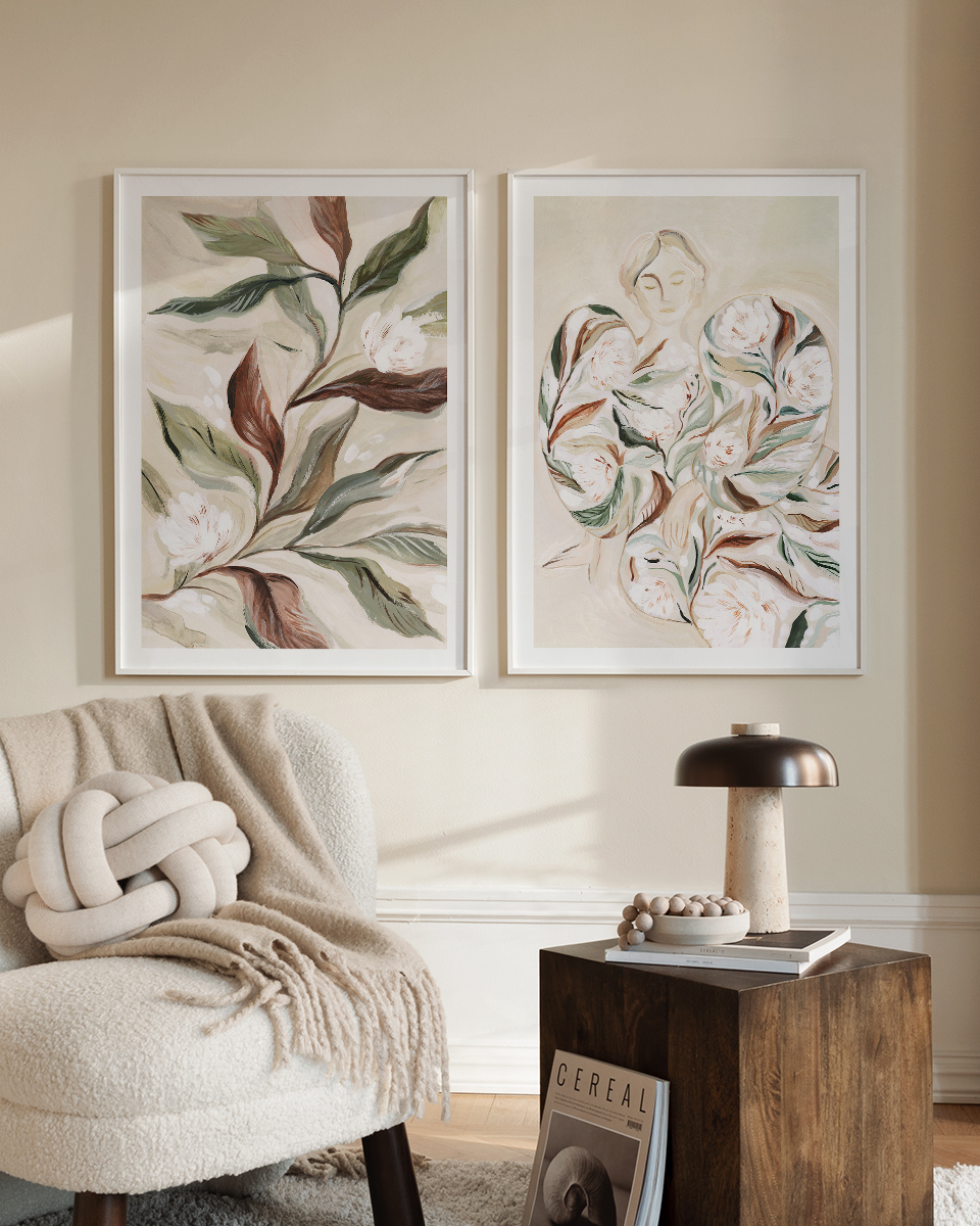  تابلو دکوراتیو دو تکه ( تریپتیک Triptych ) کد 97 