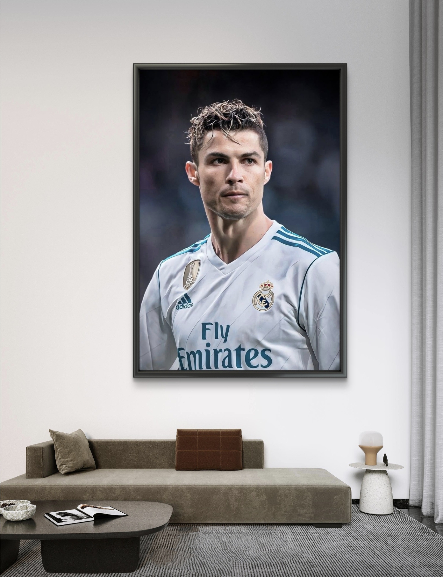  تابلو عکس فوتبالی رونالدو کد 2974 