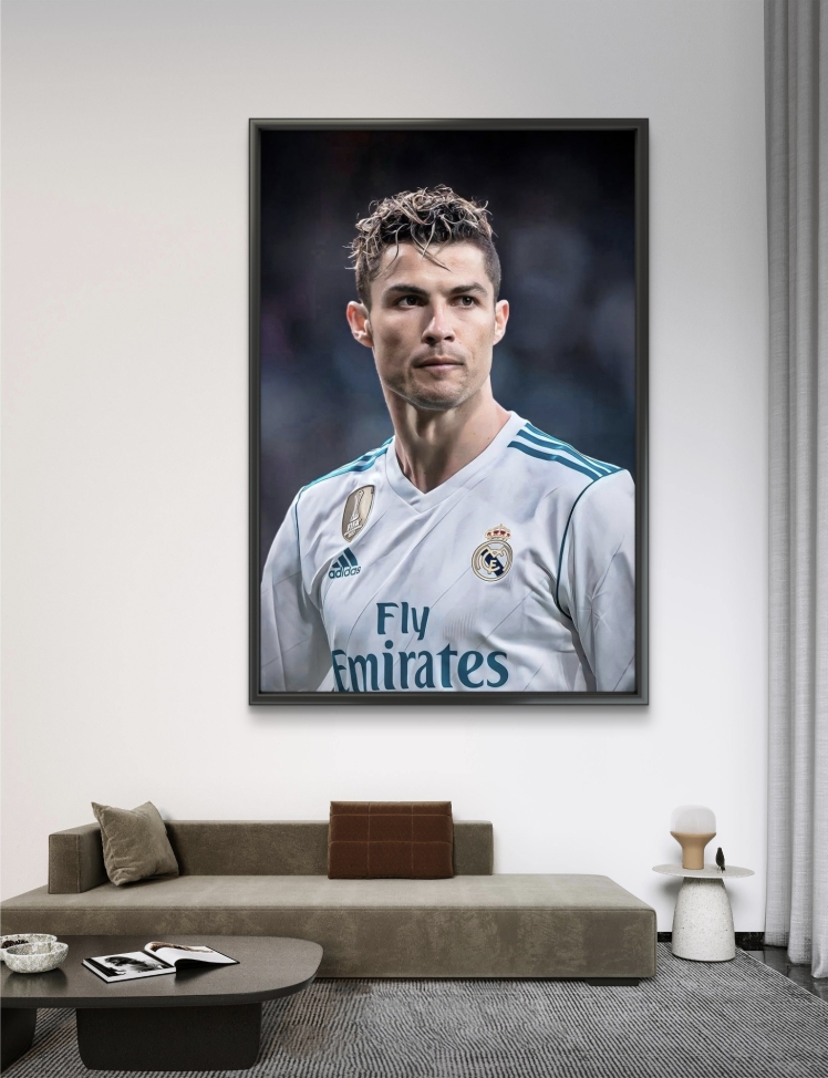 تابلو عکس فوتبالی رونالدو کد 2974
