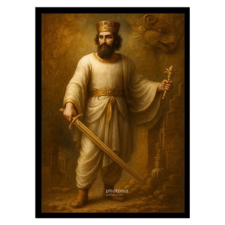 تابلو عکس کوروش کد 2741